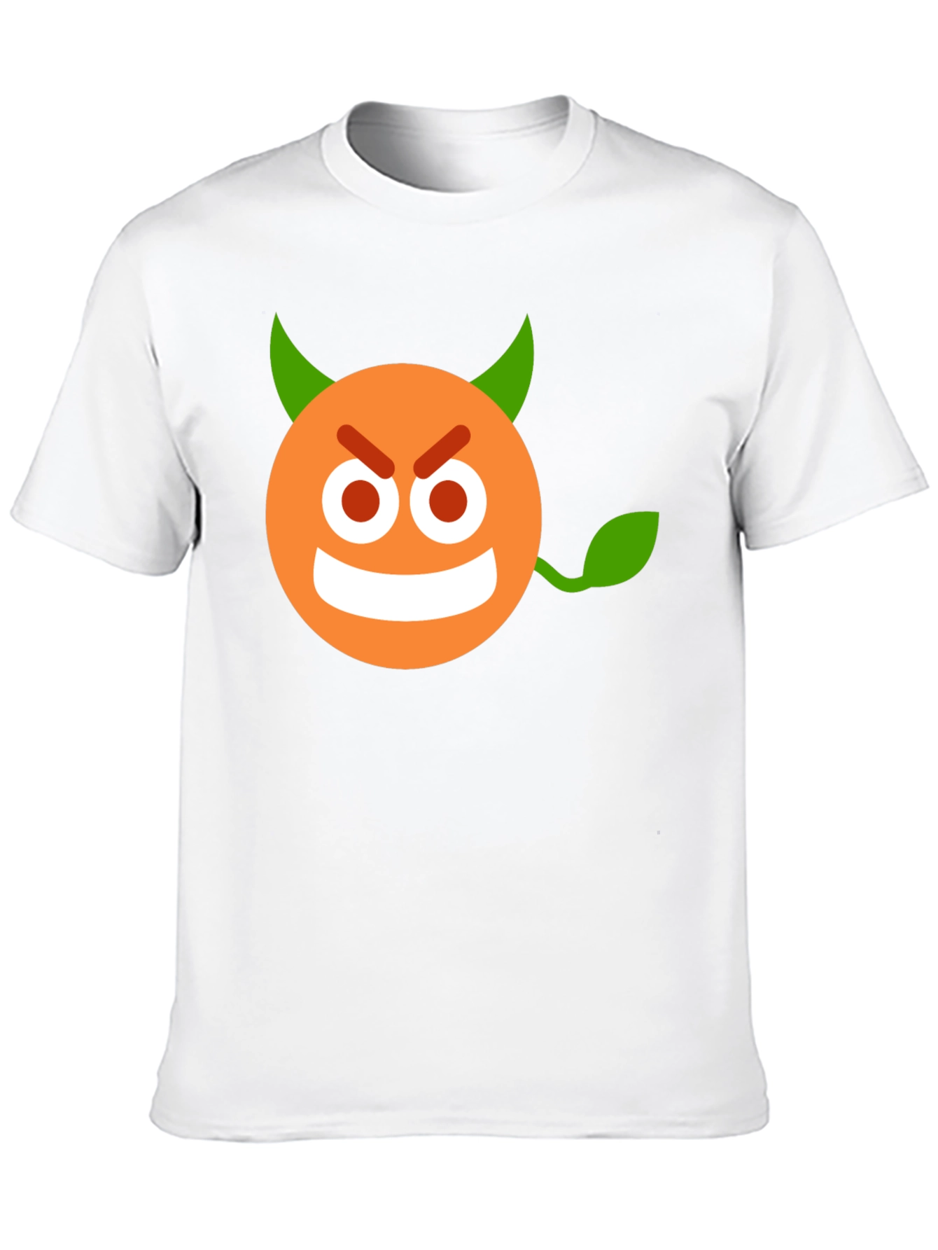 Devil Emoji Graphic Black T-Shirt
