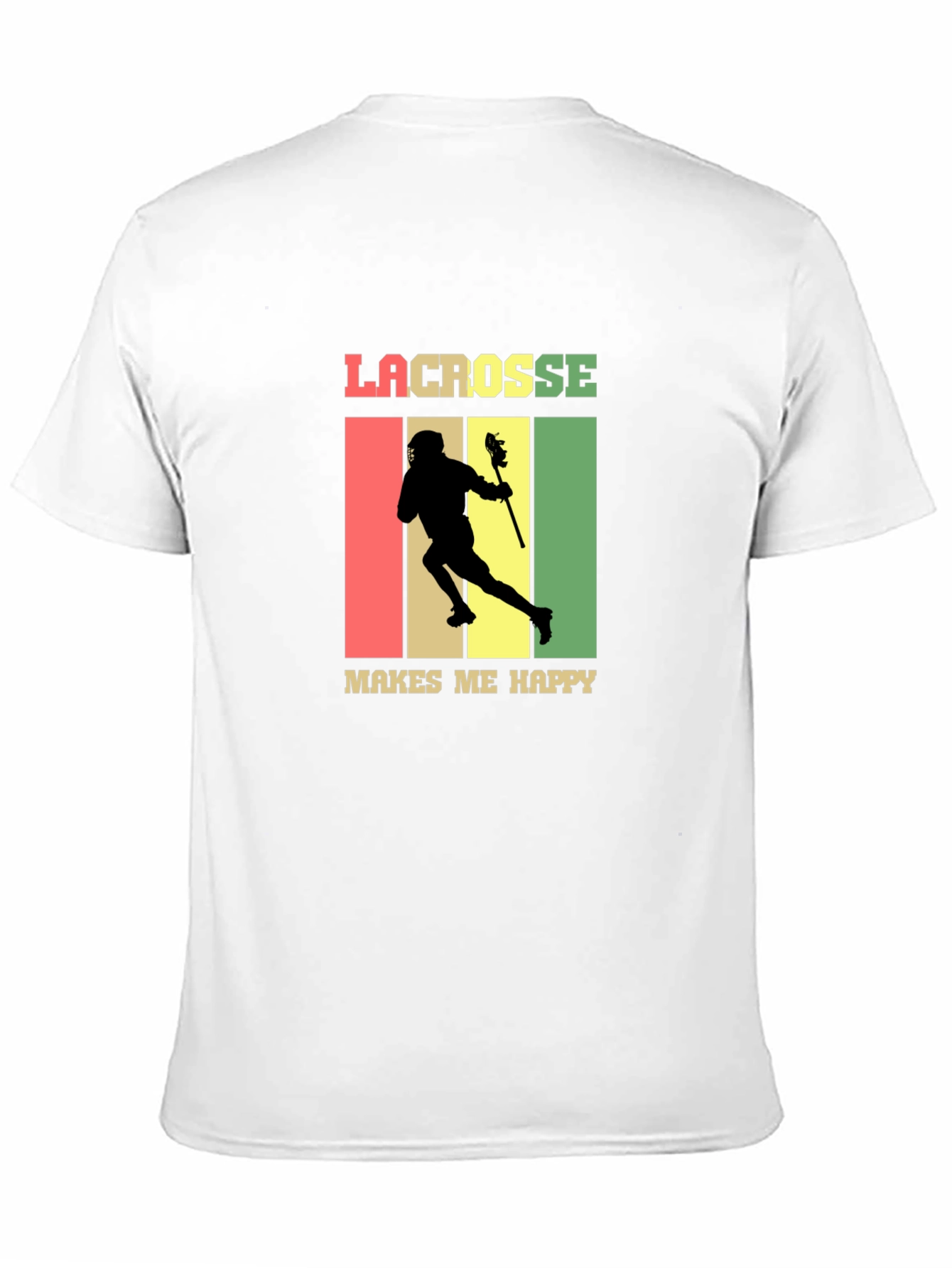 Lacrosse Makes Me Happy T-Shirt