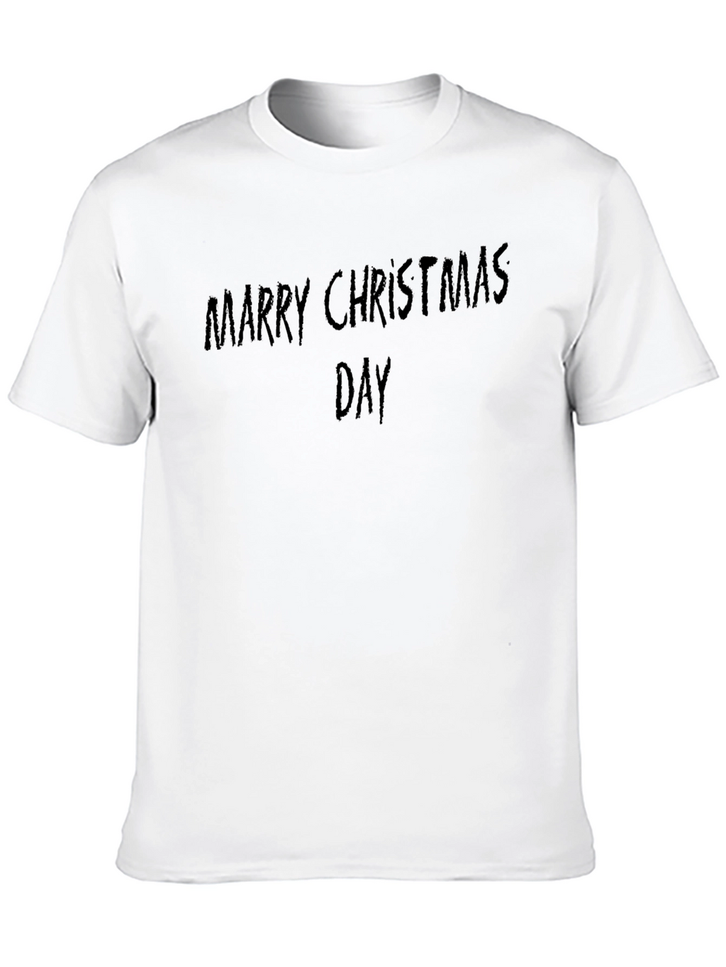 Marry Christmas Day Black T-Shirt