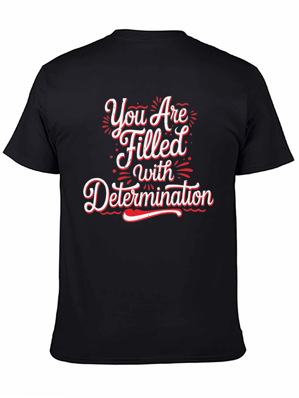 Determination Graphic Black T-Shirt