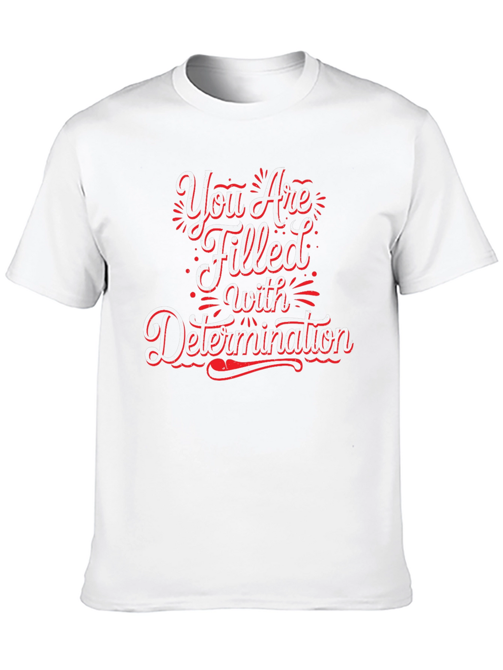 Determination Graphic Black T-Shirt