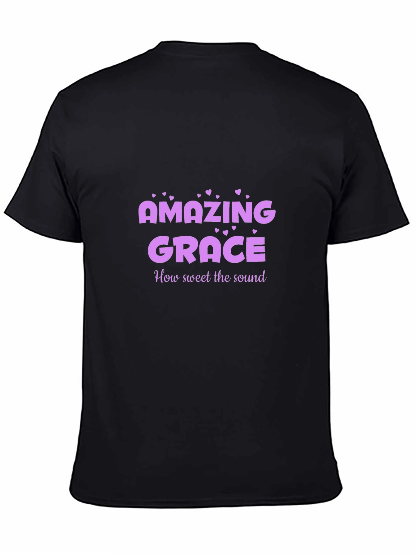 Amazing Grace Tee - Black Christian T-Shirt for Men
