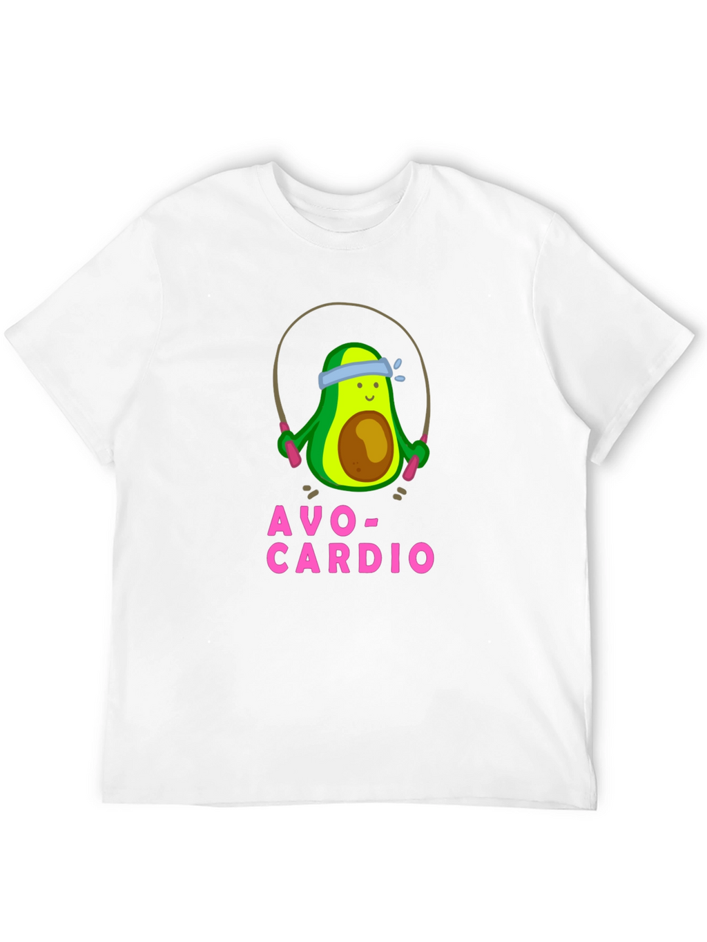 Avo-Cardio Funny Avocado Workout T-Shirt