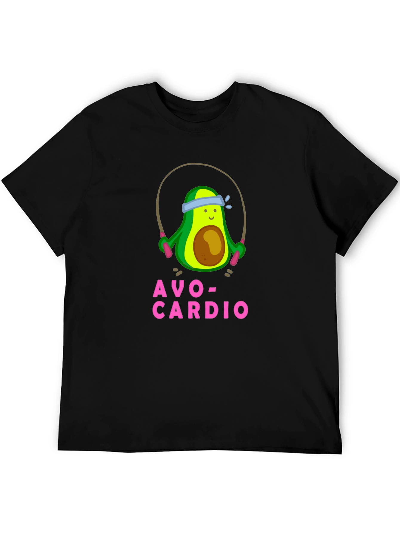Avo-Cardio Funny Avocado Workout T-Shirt