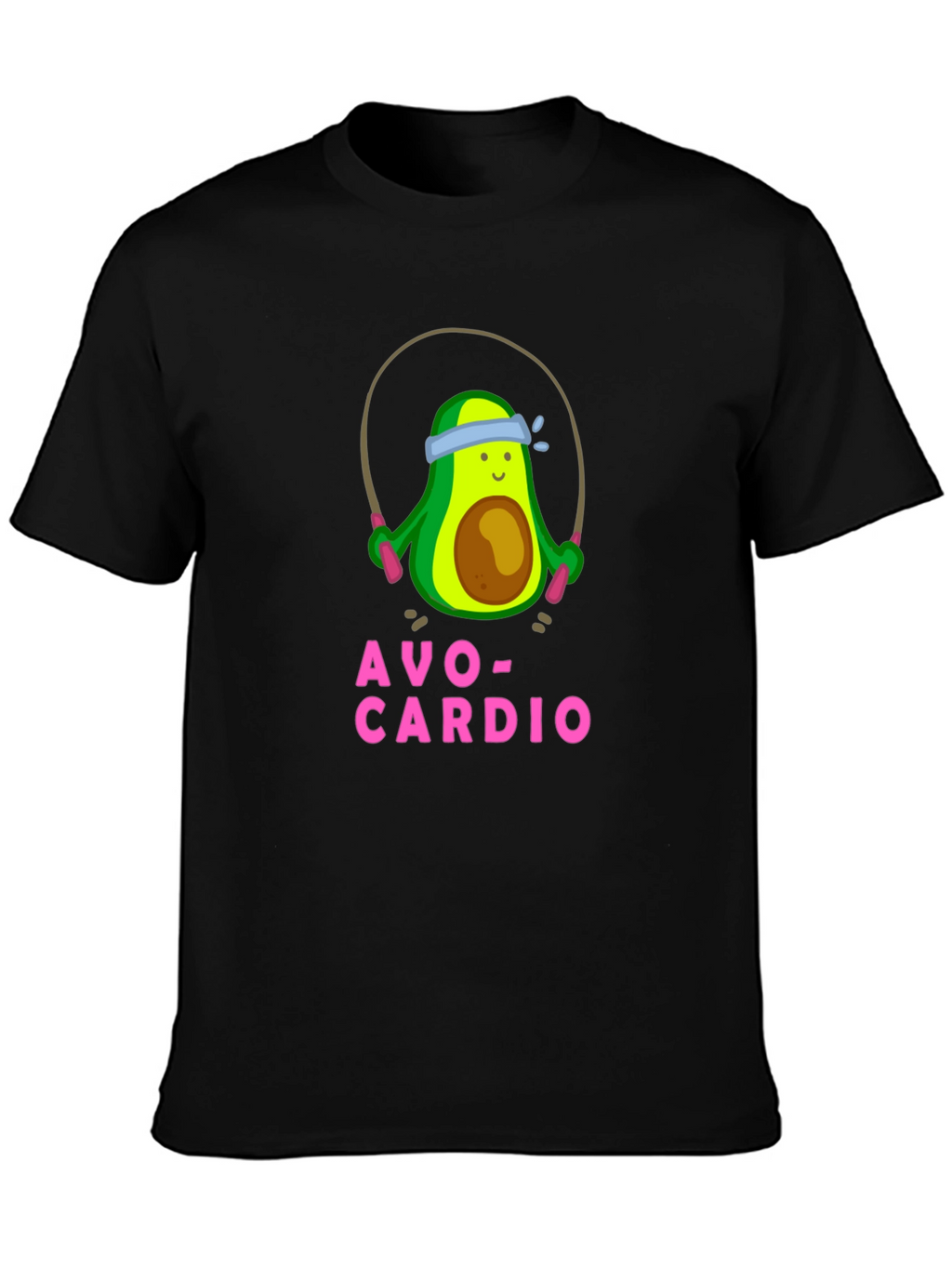 Avo-Cardio Funny Avocado Workout T-Shirt