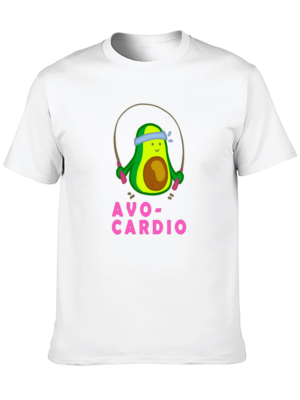 Avo-Cardio Funny Avocado Workout T-Shirt