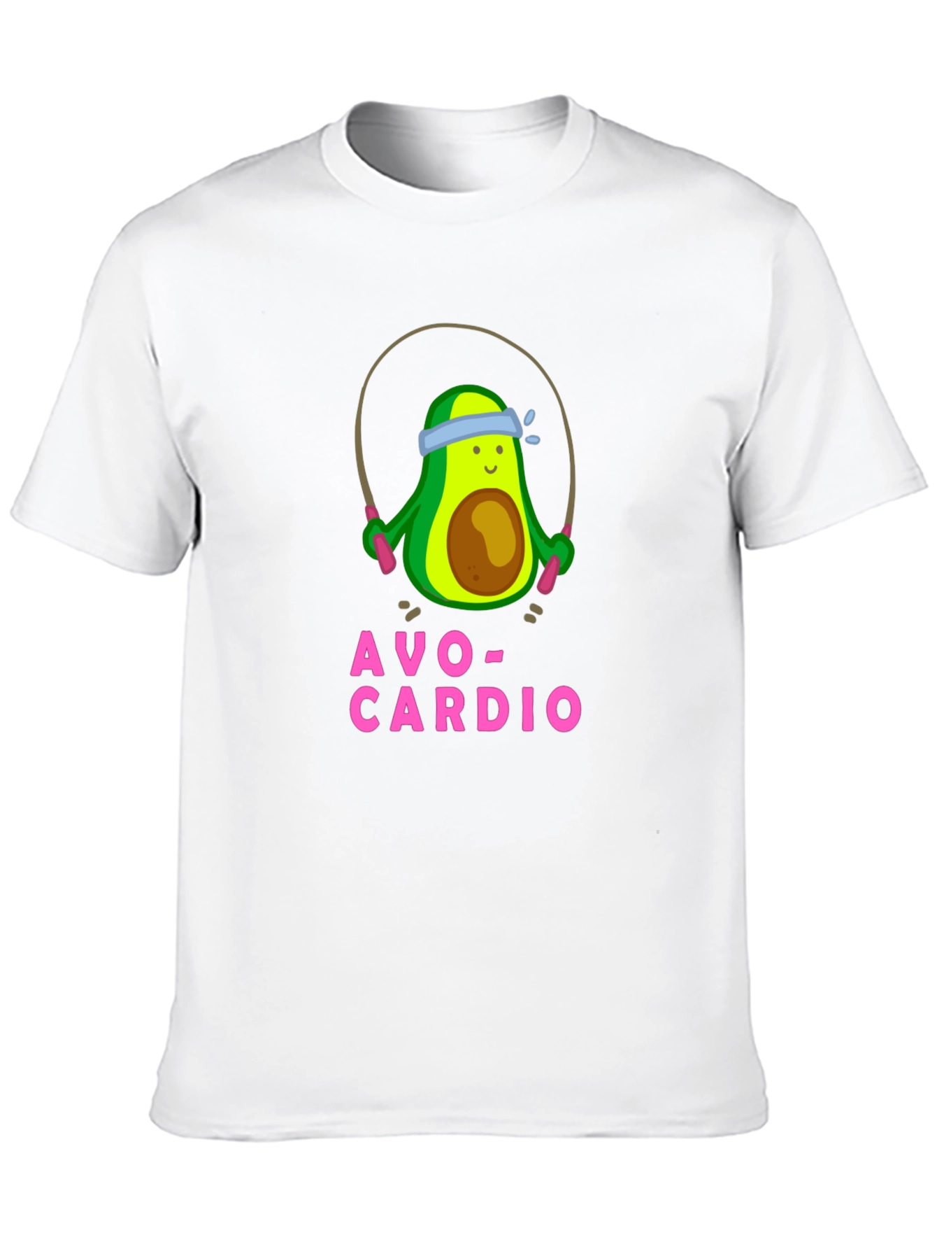 Avo-Cardio Funny Avocado Workout T-Shirt