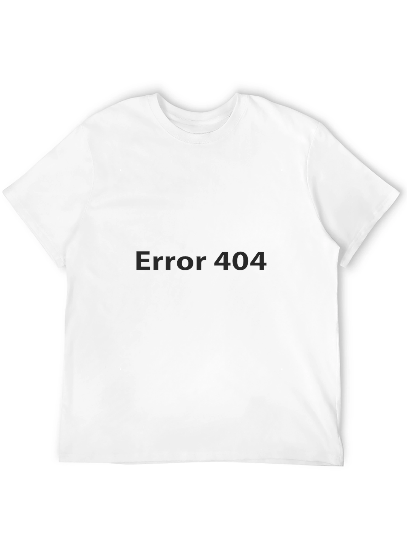 Error 404 Graphic Black T-Shirt