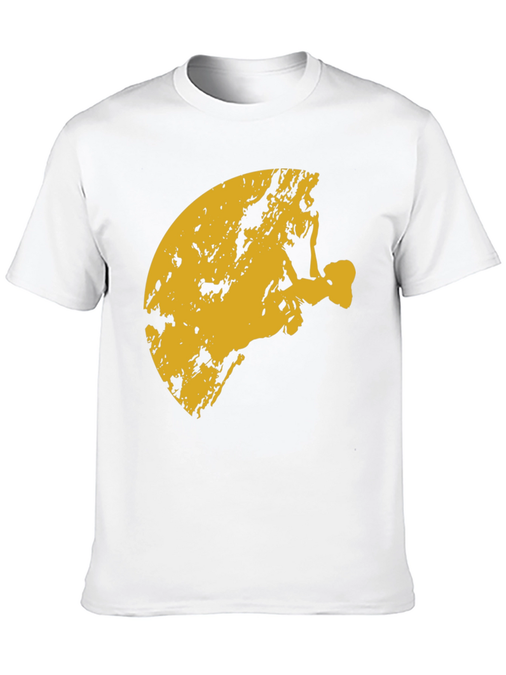 Climbing Silhouette Graphic Tee - Black