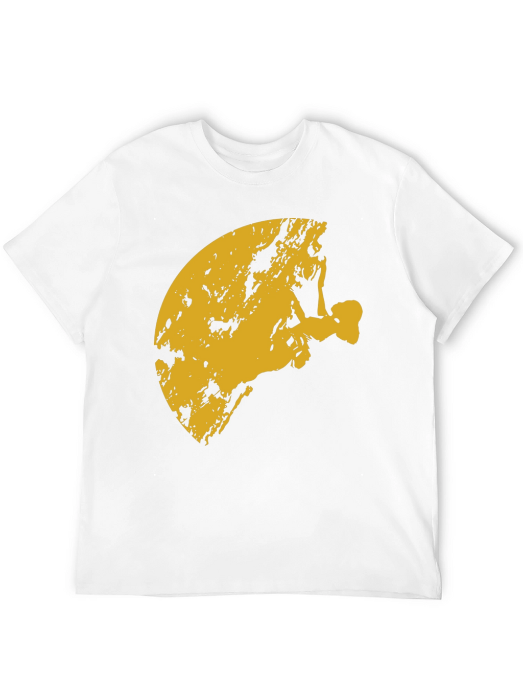 Climbing Silhouette Graphic Tee - Black