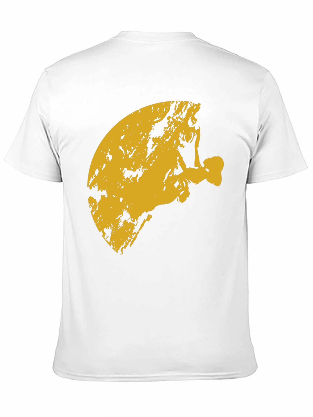 Climbing Silhouette Graphic Tee - Black