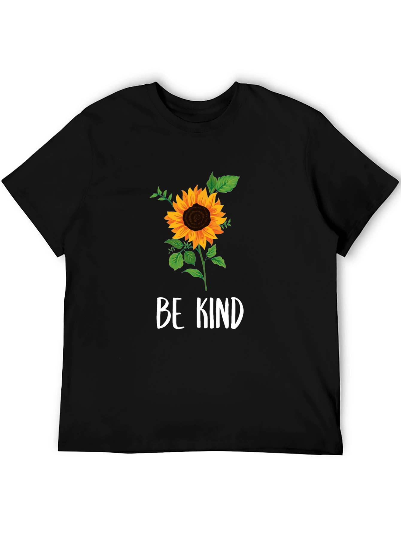 Sunflower Graphic Tee - Be Kind Shirt