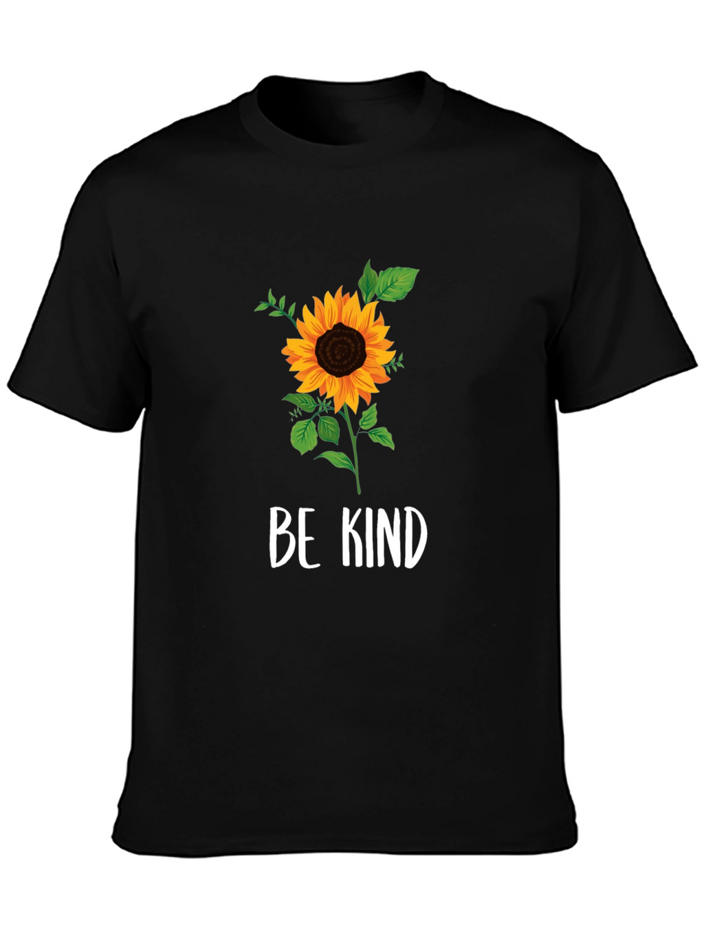 Sunflower Graphic Tee - Be Kind Shirt