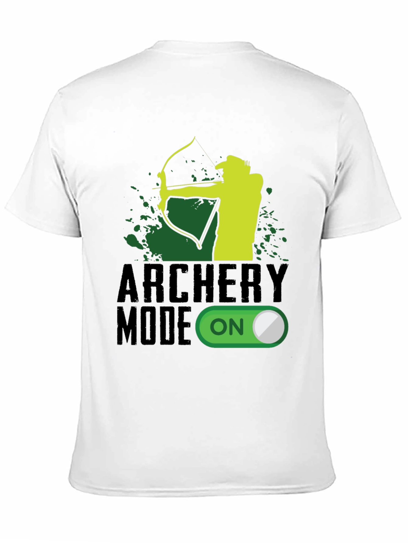 Archery Mode ON Black Graphic Tee