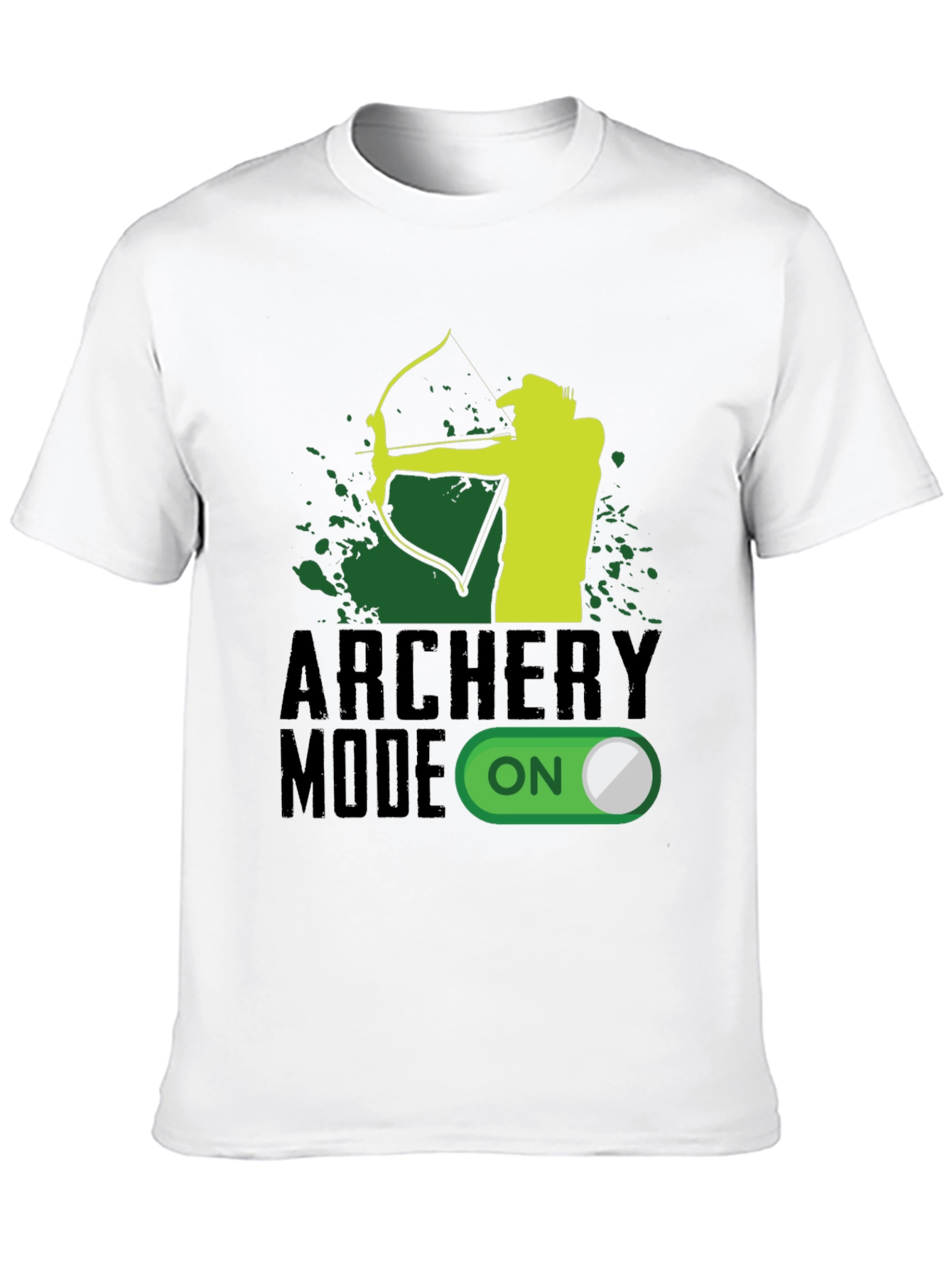 Archery Mode ON Black Graphic Tee