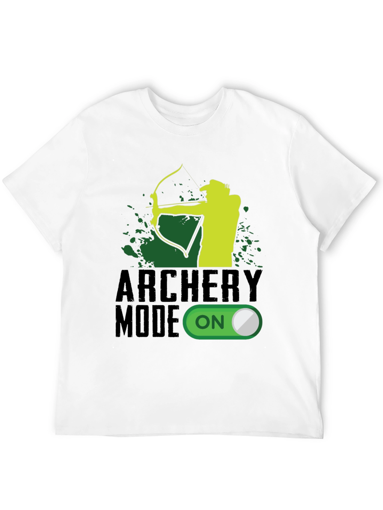 Archery Mode ON Black Graphic Tee