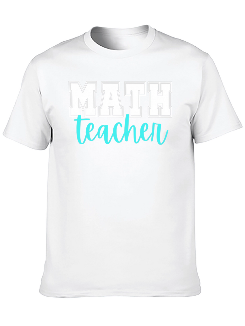 Math Teacher T-Shirt - Black
