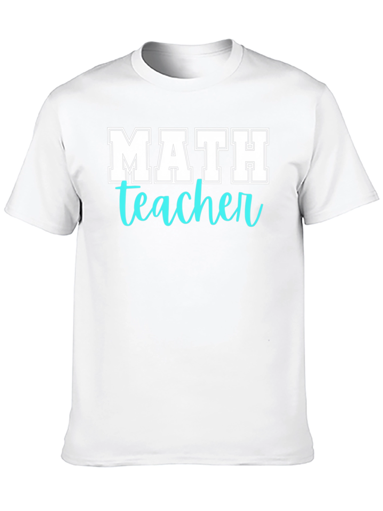 Math Teacher T-Shirt - Black