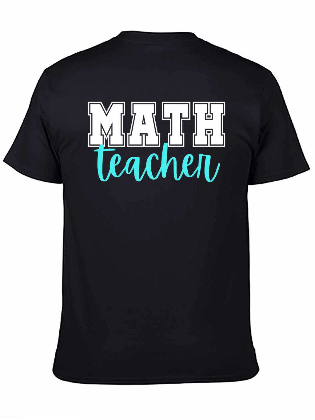 Math Teacher T-Shirt - Black