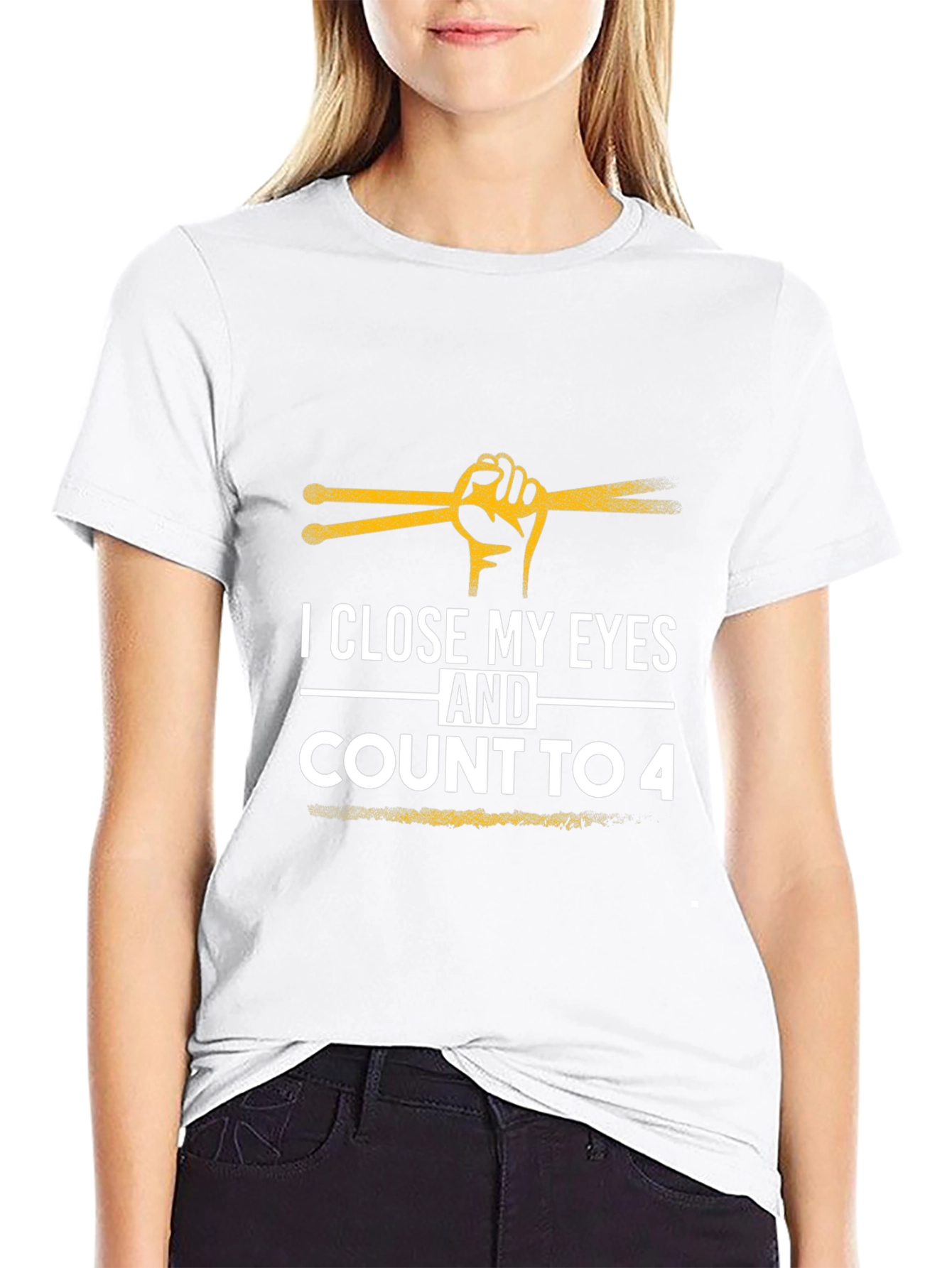 I Close My Eyes Drummer T-Shirt