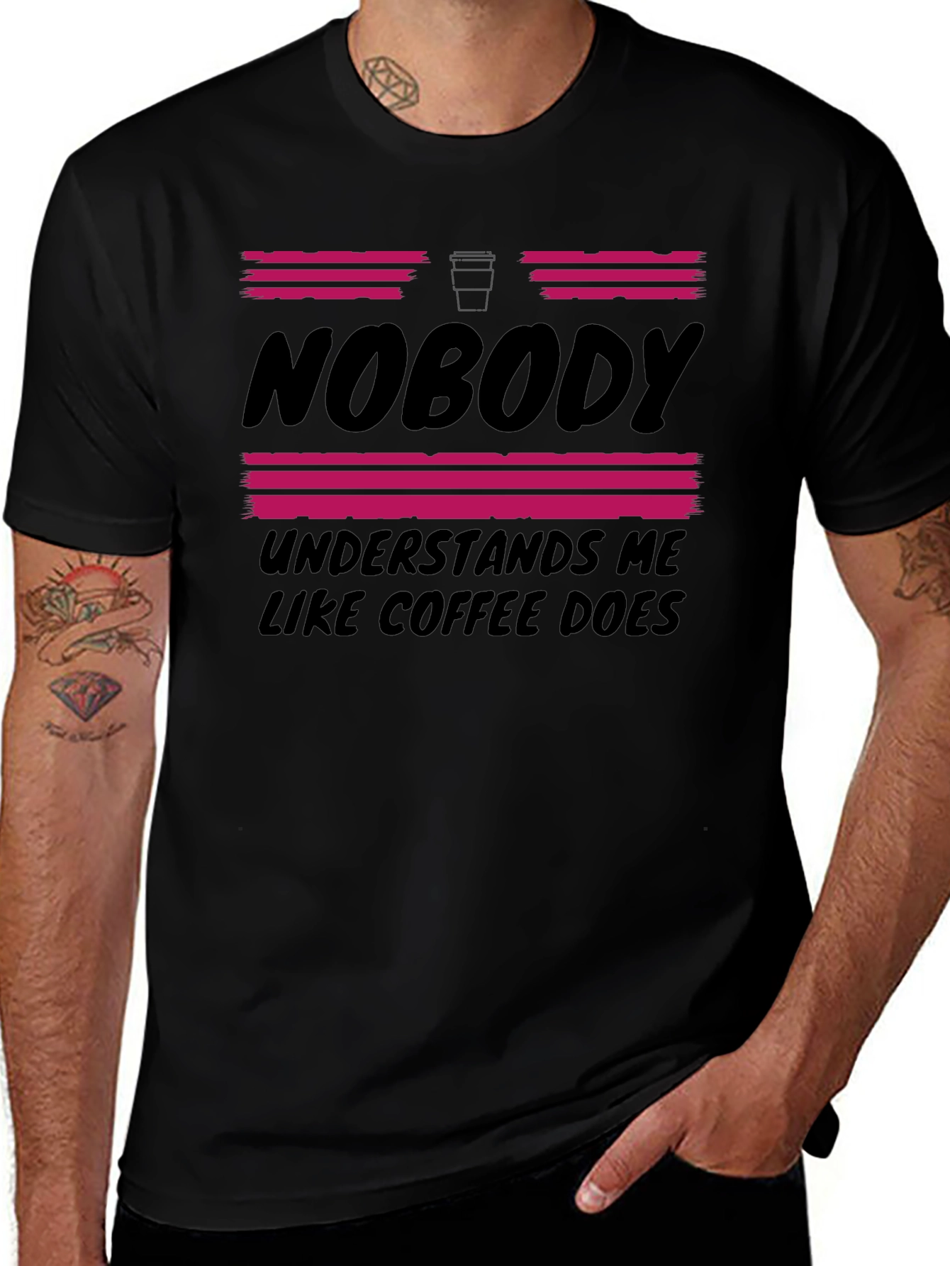 Coffee Lover T-Shirt - Nobody Understands Me Like Coffee Does