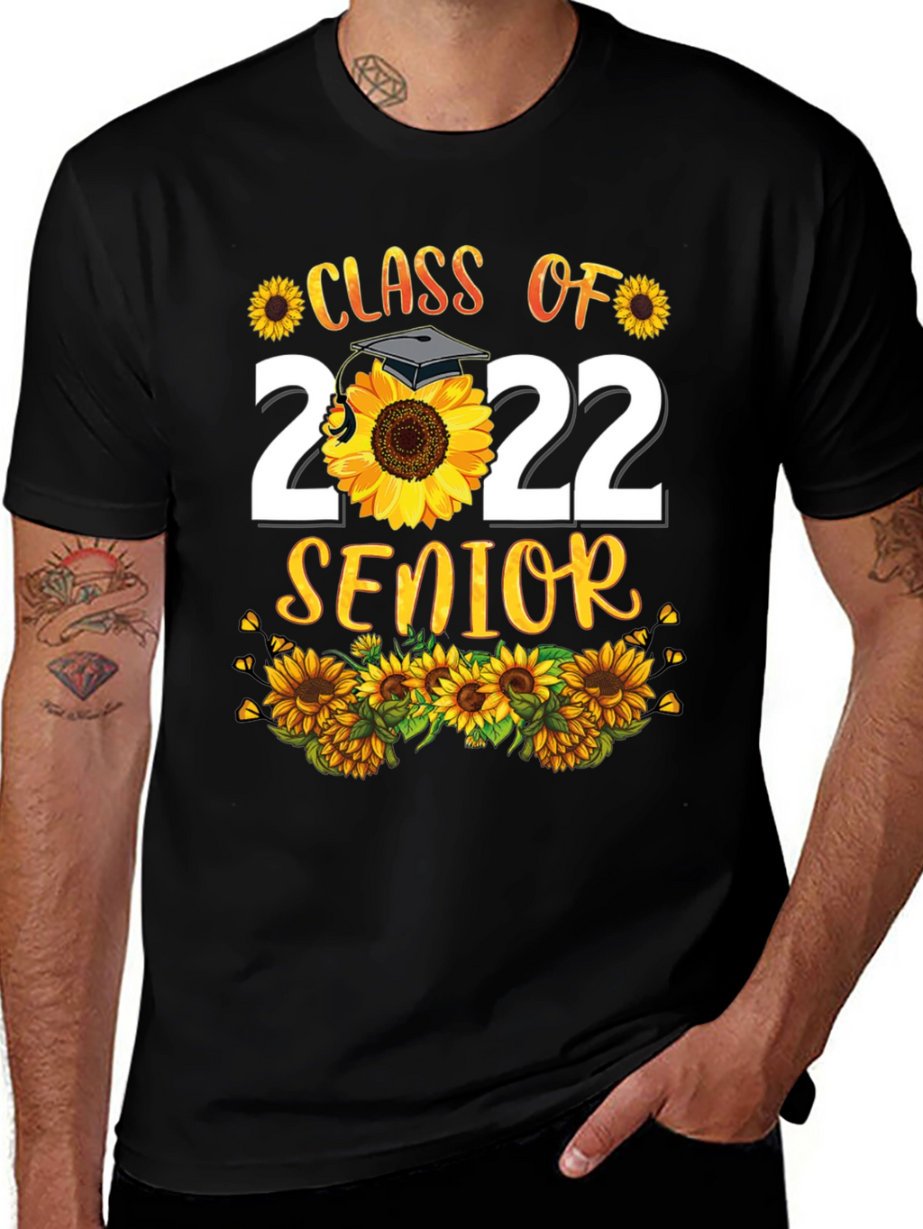 Class of 2022 Senior Sunflower T-Shirt