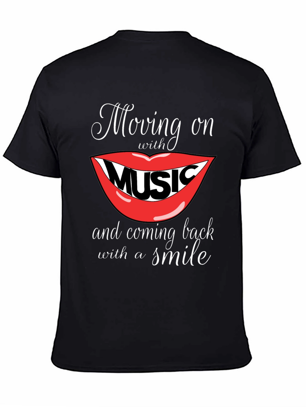 Moving On With Music Graphic Tee