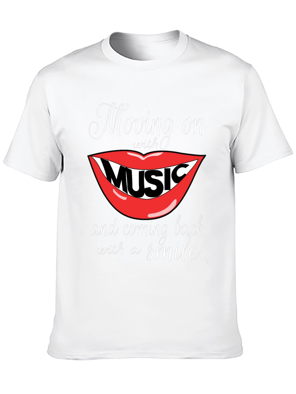 Moving On With Music Graphic Tee