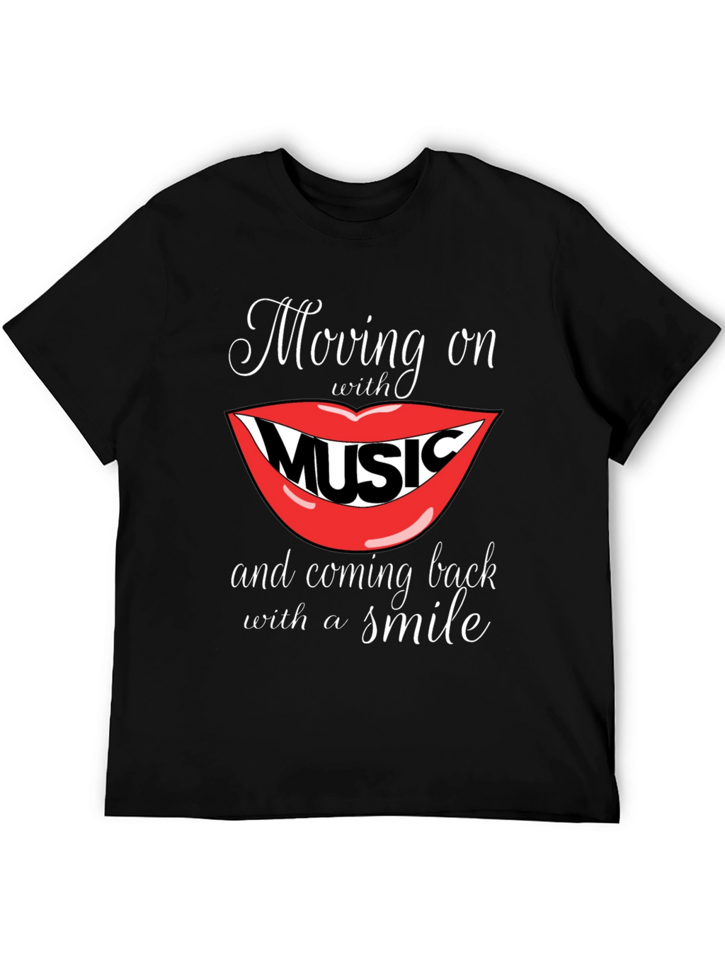 Moving On With Music Graphic Tee