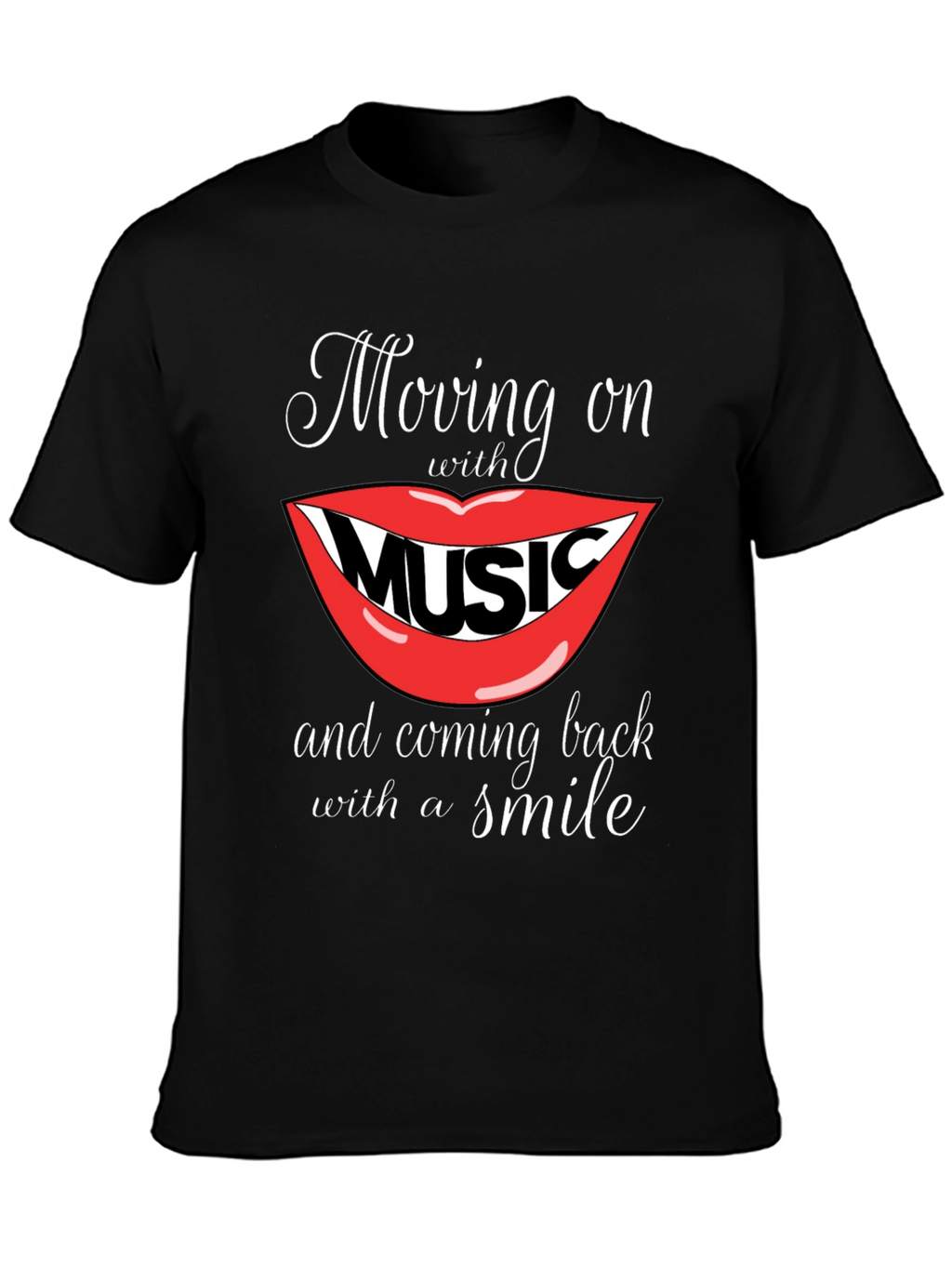 Moving On With Music Graphic Tee