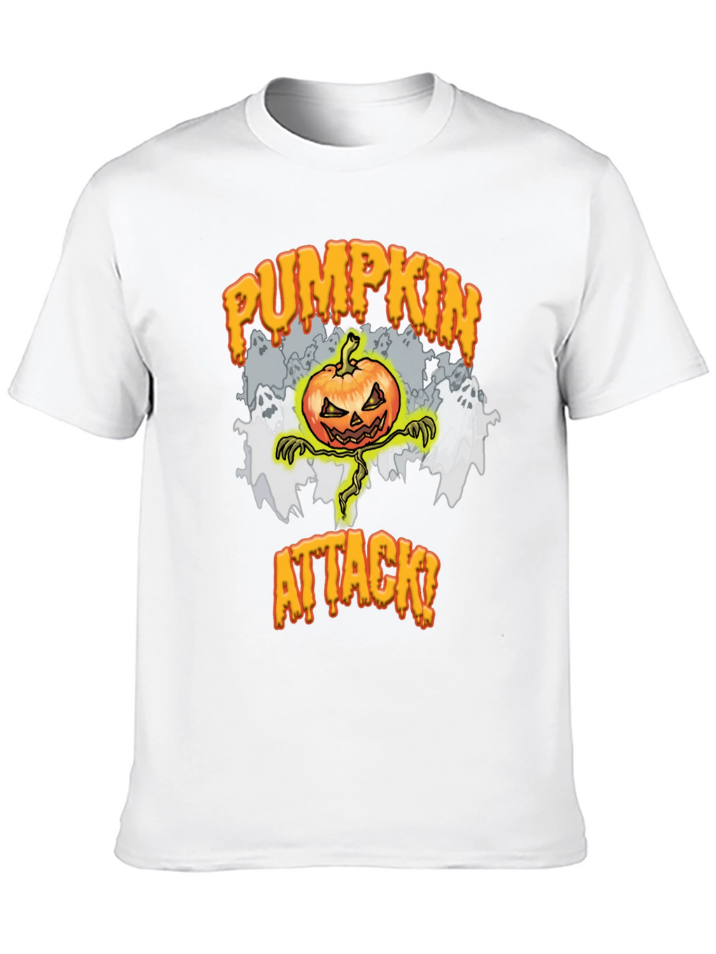 Pumpkin Attack Halloween T-Shirt