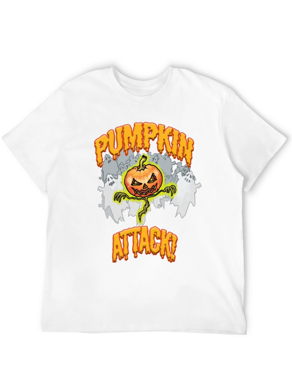Pumpkin Attack Halloween T-Shirt