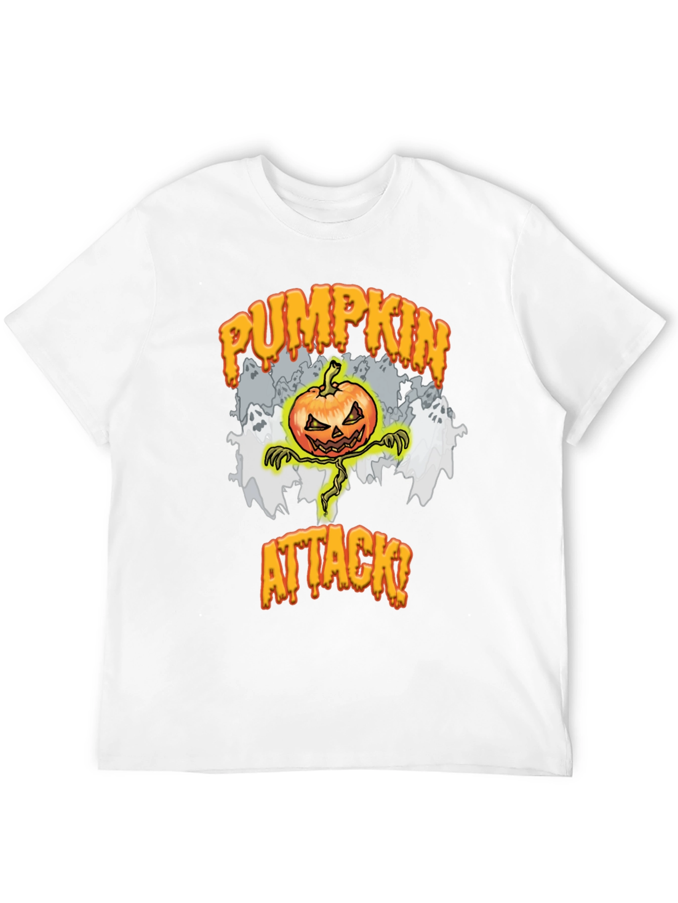Pumpkin Attack Halloween T-Shirt