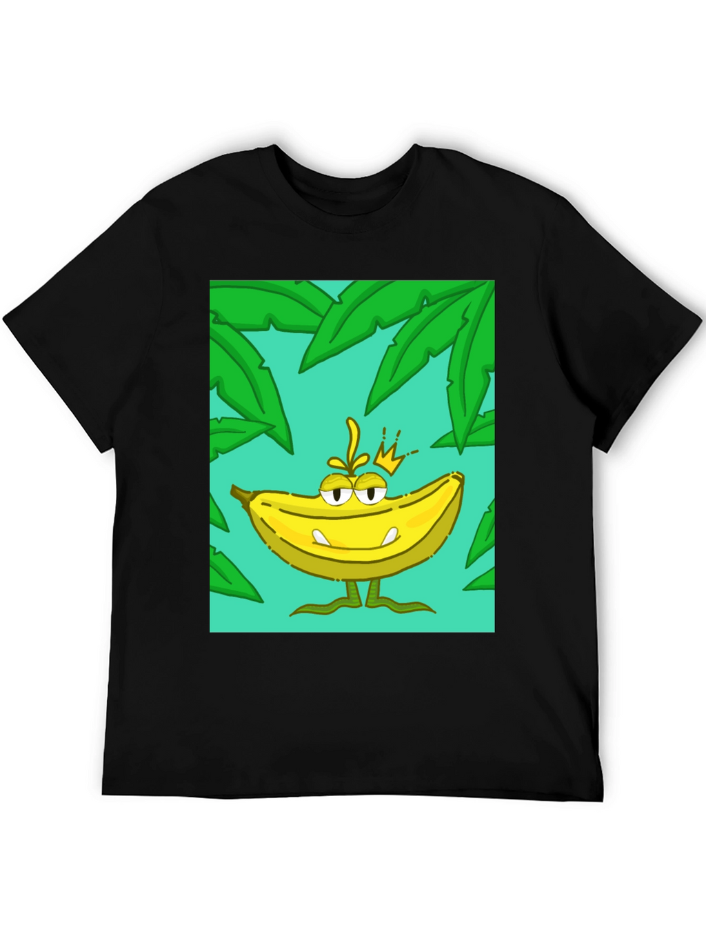 Banana King Graphic T-Shirt - Tropical Design