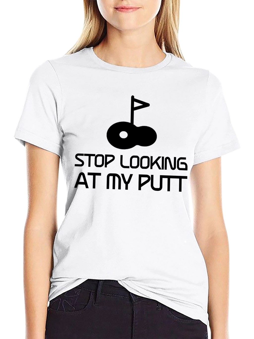 Stop Looking at My Putt Golf T-Shirt