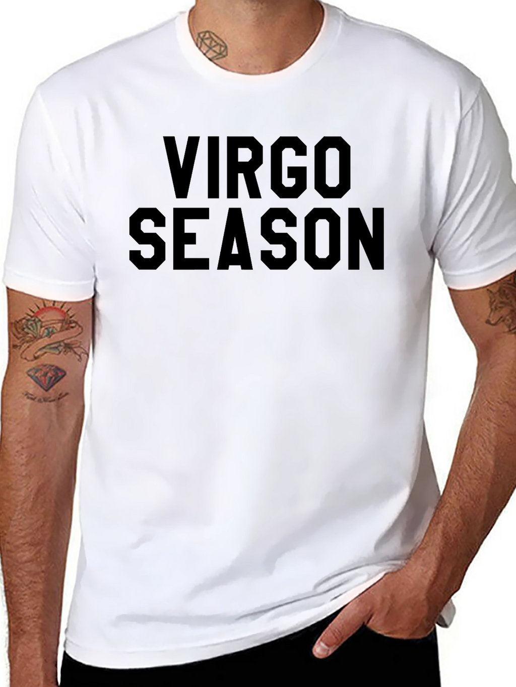 Virgo Season Black T-Shirt