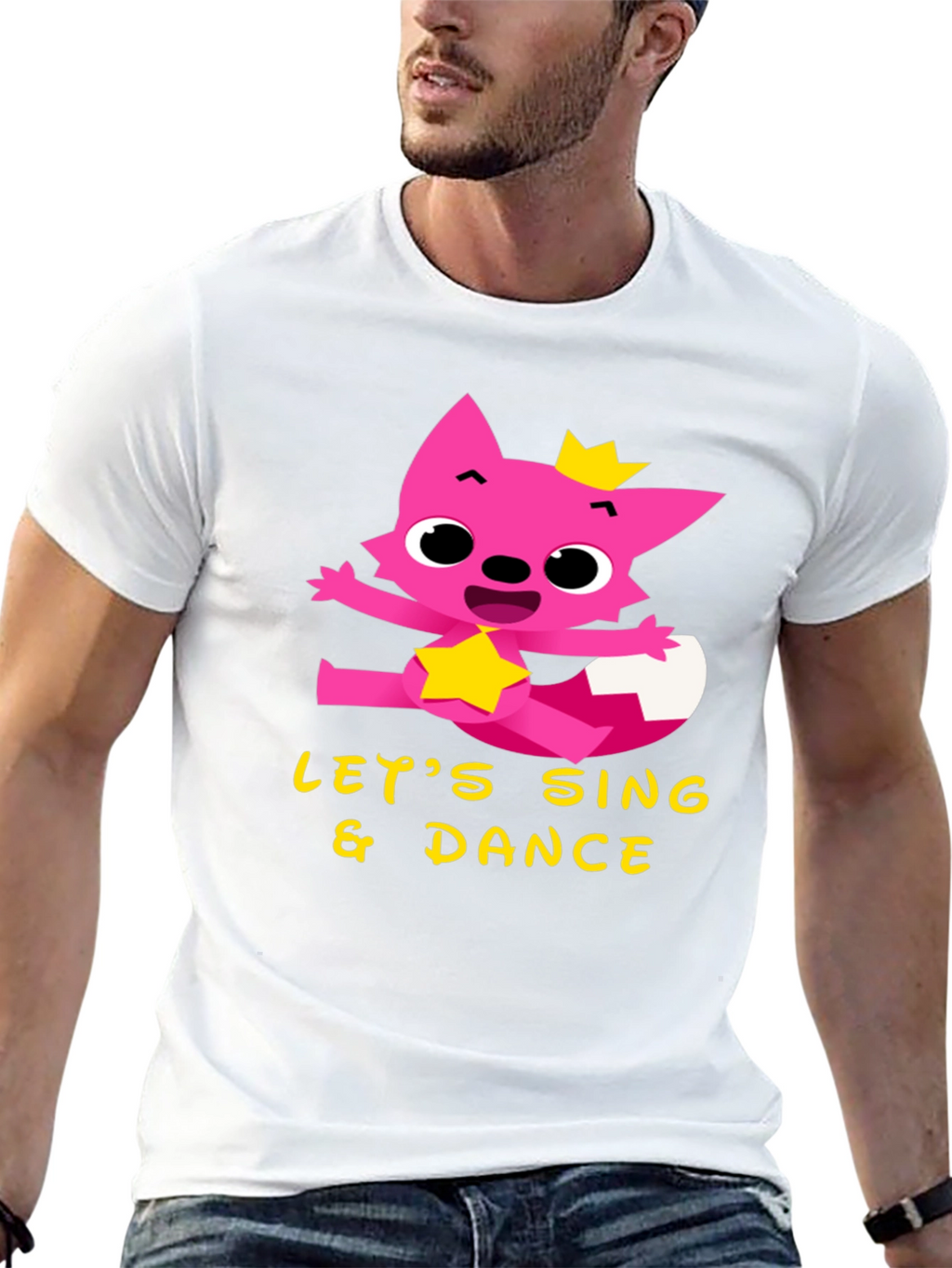 Lets Sing & Dance Tee - Pink Fox Design