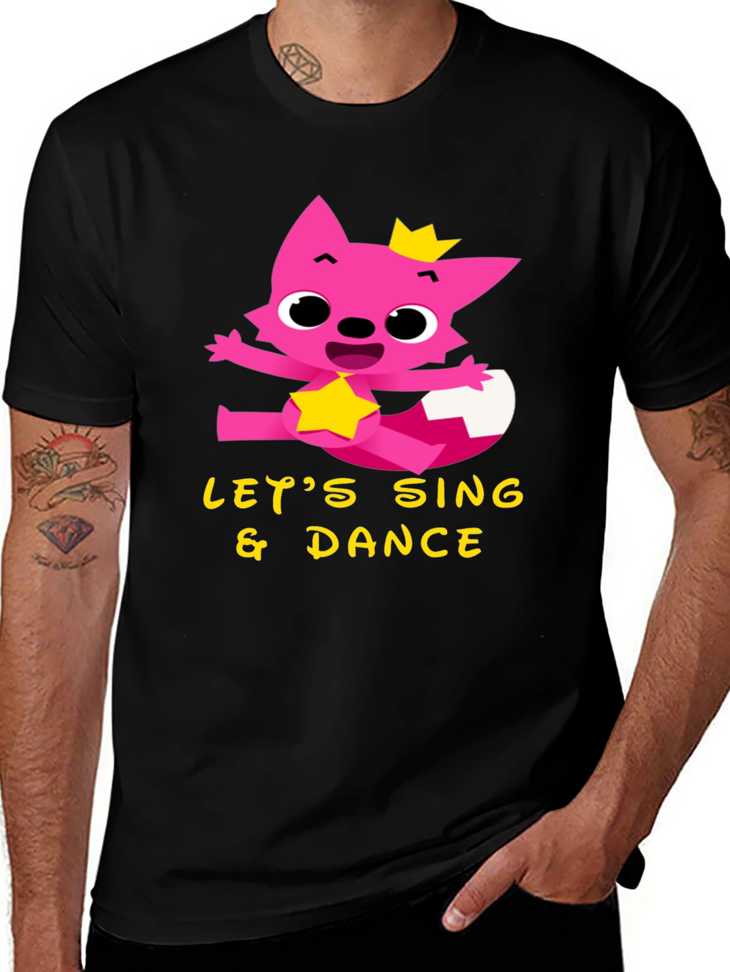 Lets Sing & Dance Tee - Pink Fox Design