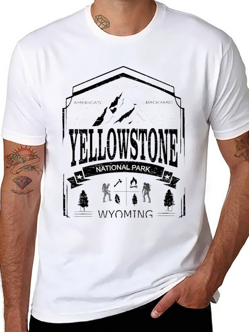 Yellowstone National Park Graphic T-Shirt