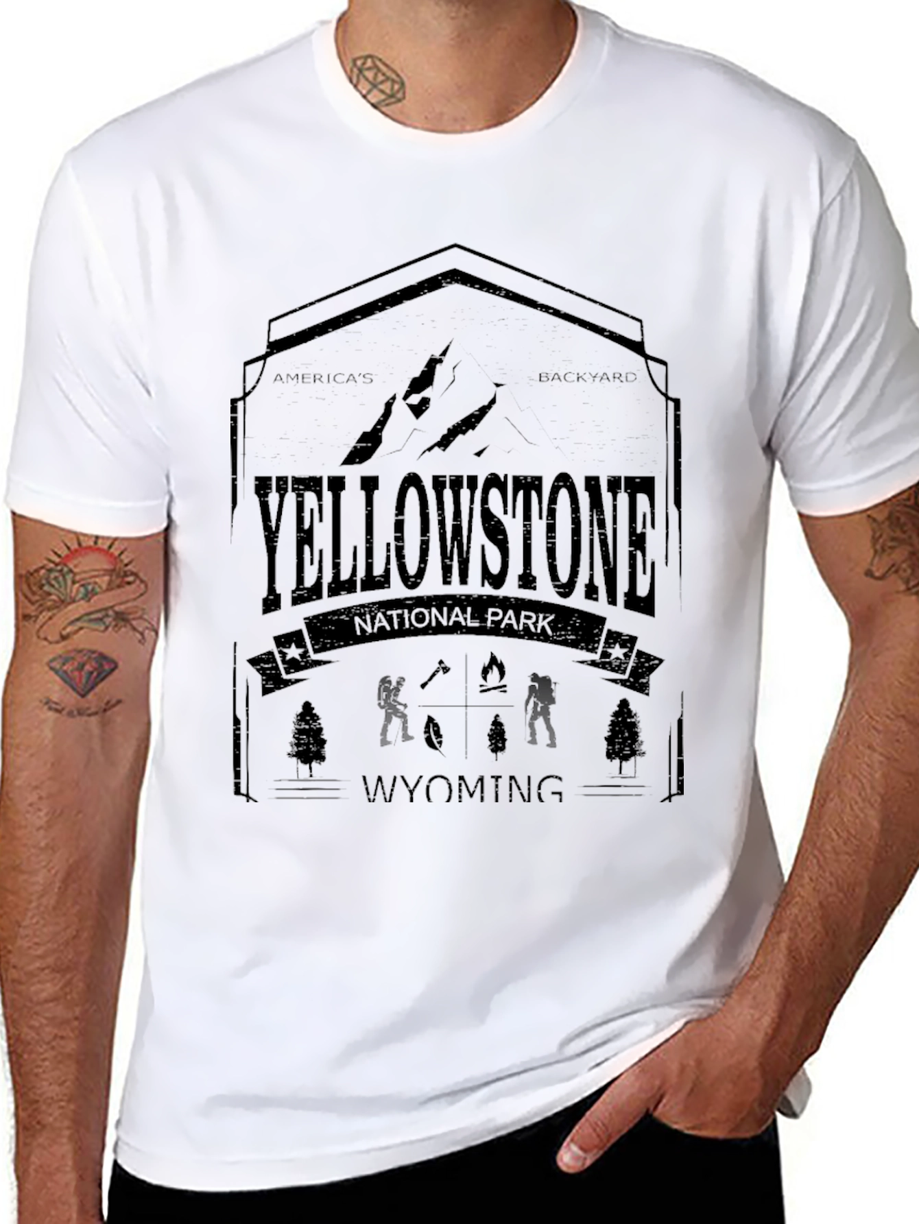 Yellowstone National Park Graphic T-Shirt