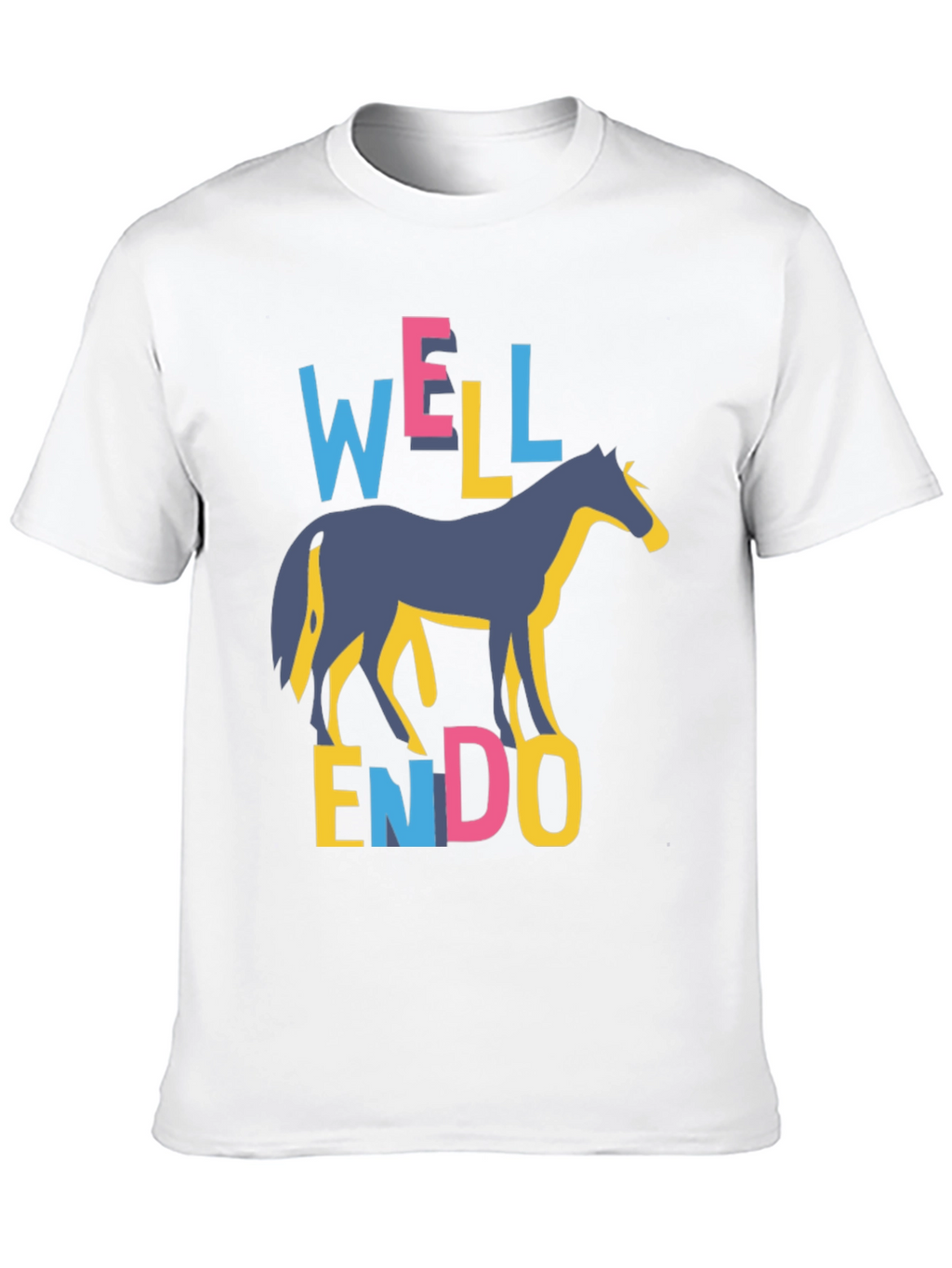 Well Endowed Horse Graphic T-Shirt