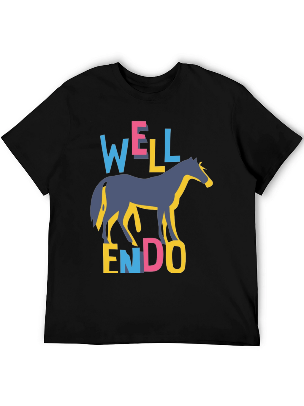 Well Endowed Horse Graphic T-Shirt