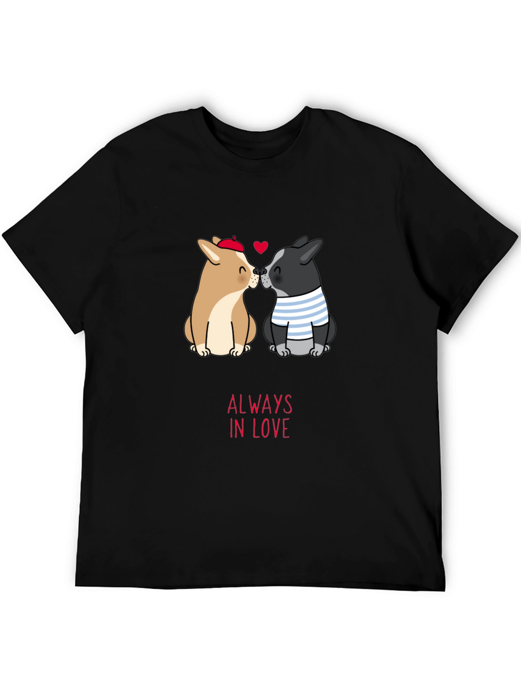 Always In Love Pet Cartoon Graphic Tee