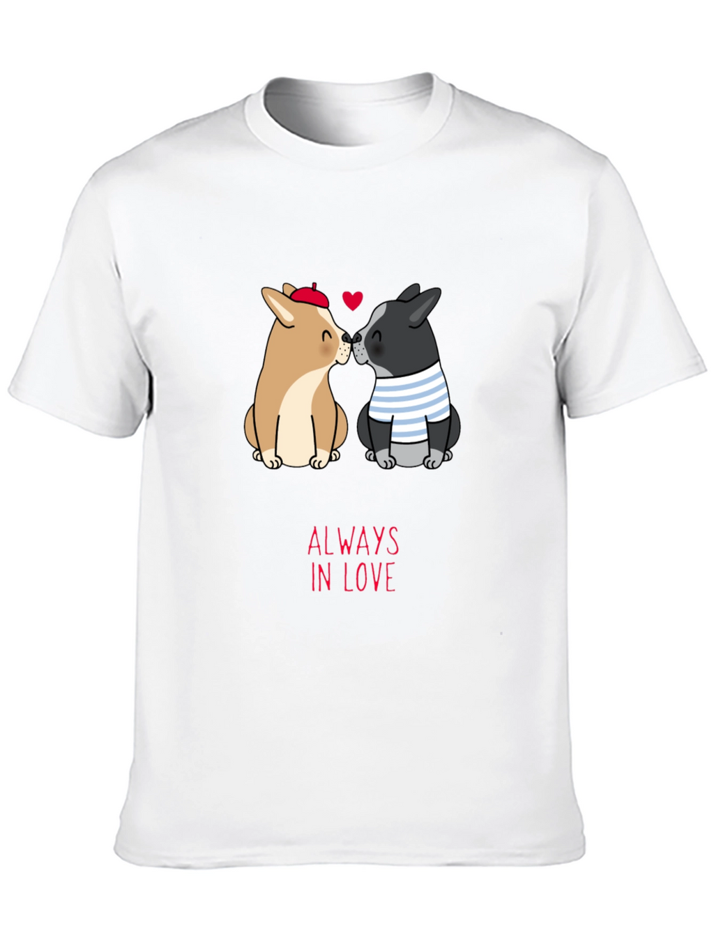Always In Love Pet Cartoon Graphic Tee