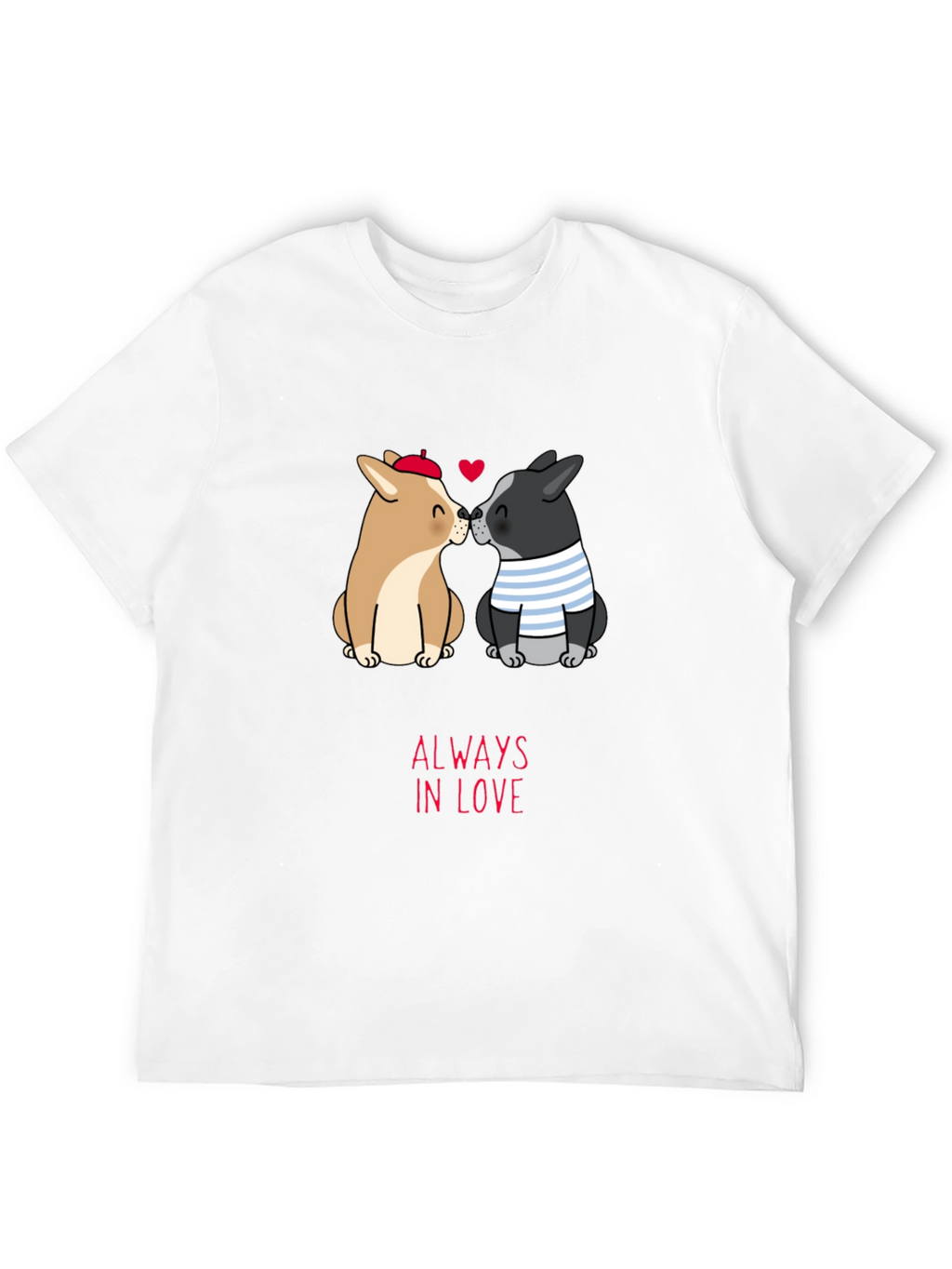Always In Love Pet Cartoon Graphic Tee