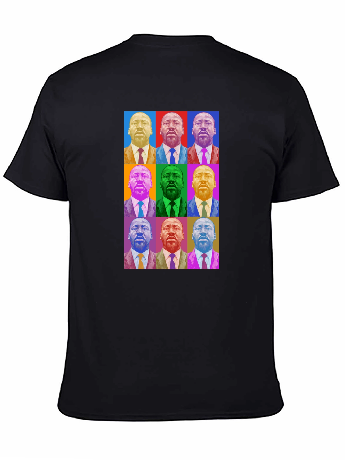 MLK Pop Art T-Shirt:  Retro Style Civil Rights Icon Tee