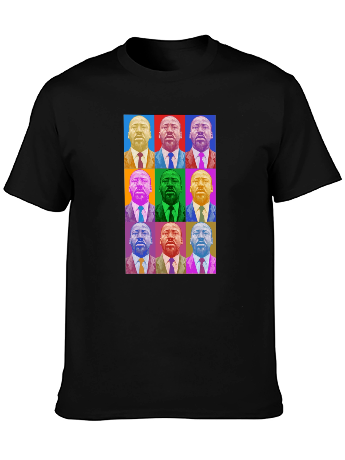 MLK Pop Art T-Shirt:  Retro Style Civil Rights Icon Tee