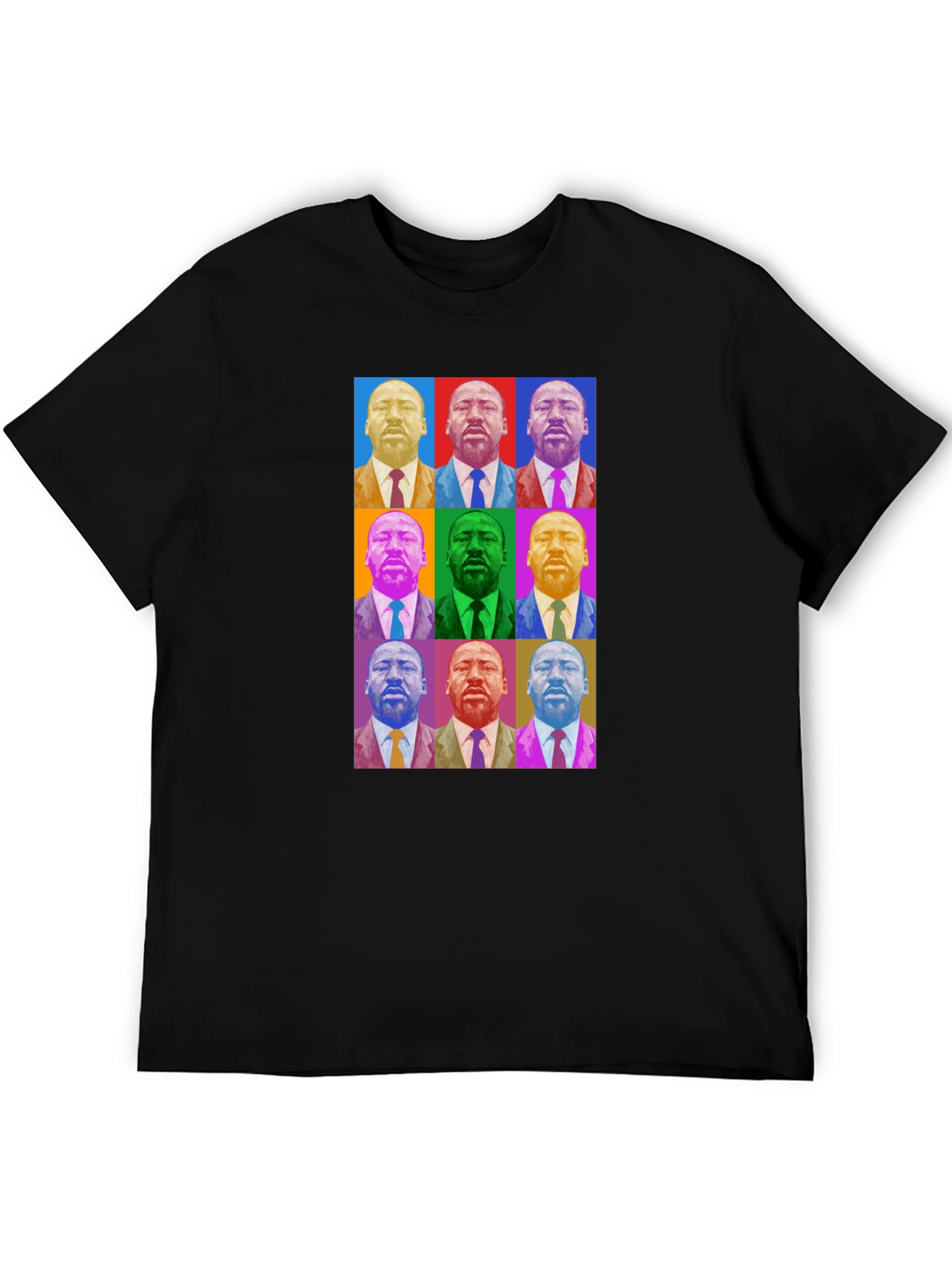 MLK Pop Art T-Shirt:  Retro Style Civil Rights Icon Tee