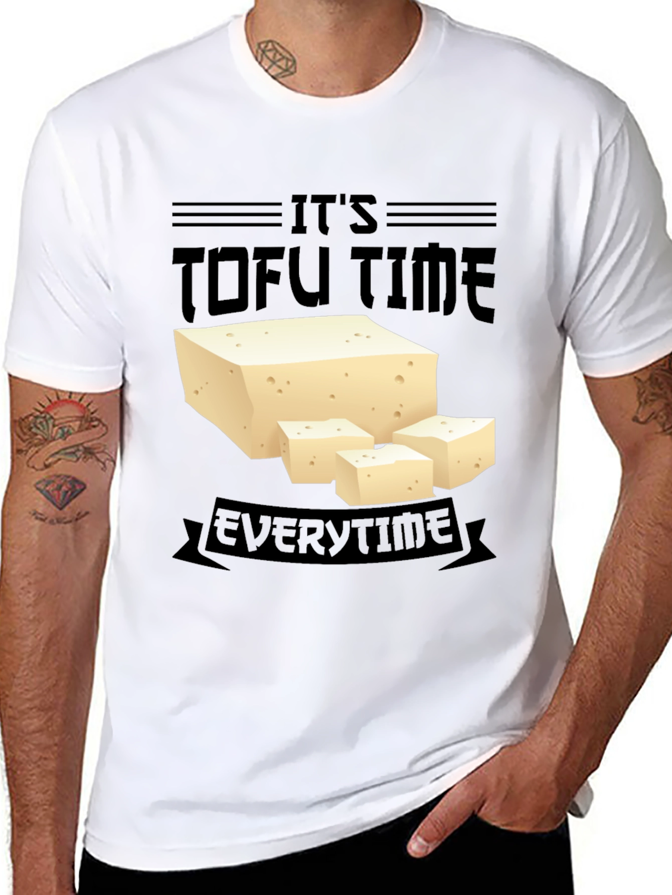 Its Tofu Time T-Shirt - Vegan Tee