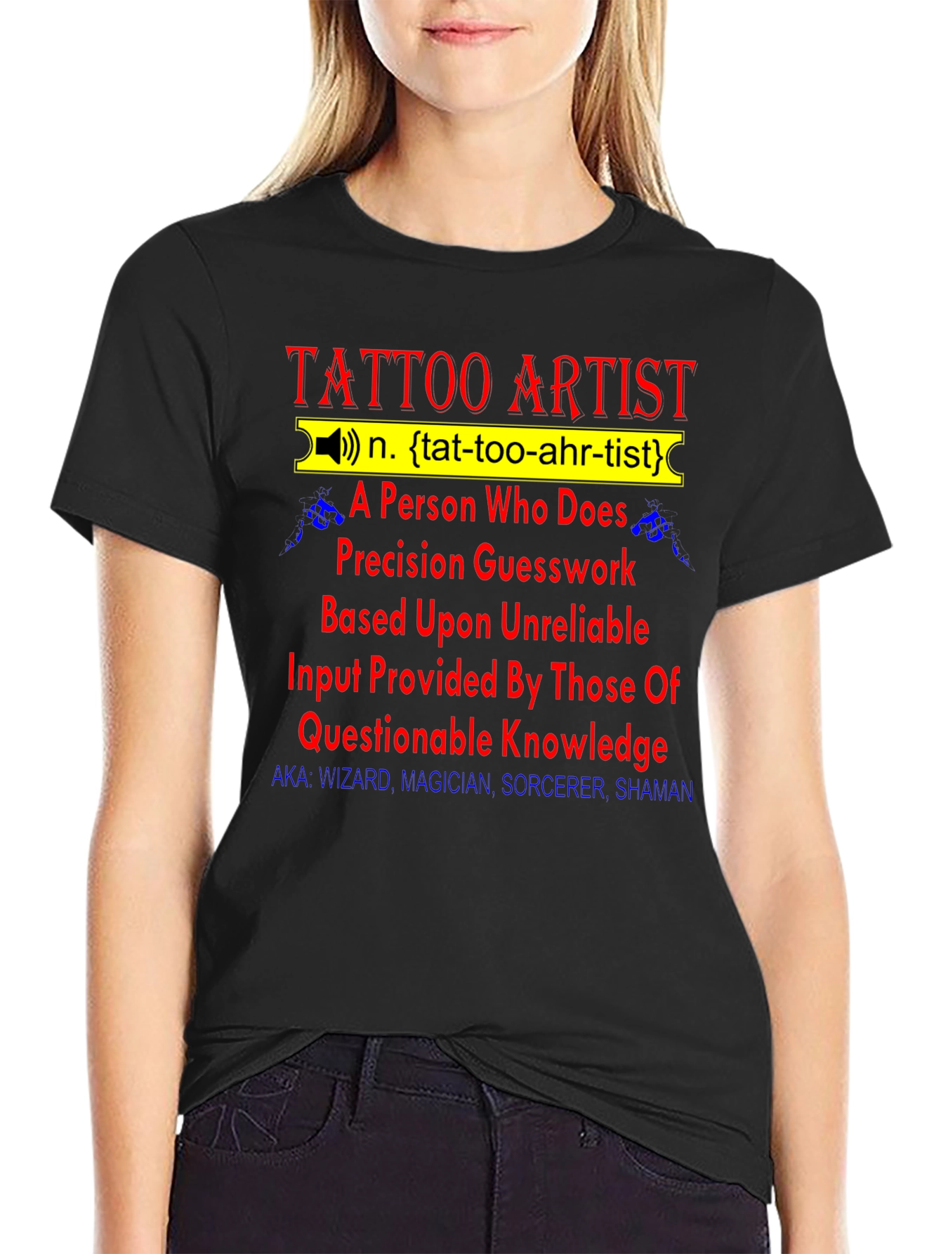 Tattoo Artist Definition T-Shirt - Funny Gift for Tattooists